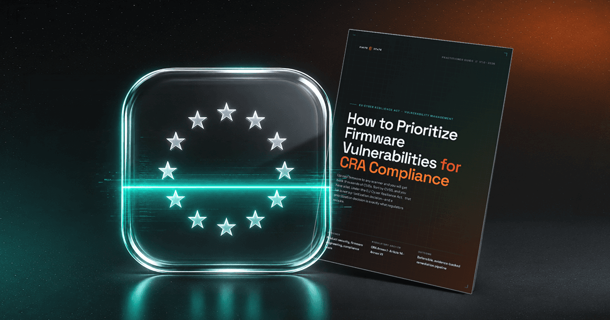 How to Prioritize Firmware Vulnerabilities for CRA Compliance